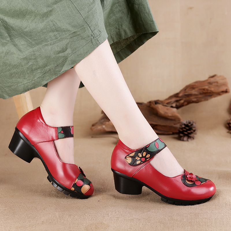 Women Shoes Wedges - Cunhas florais luxuosas para mulheres, sapatos
