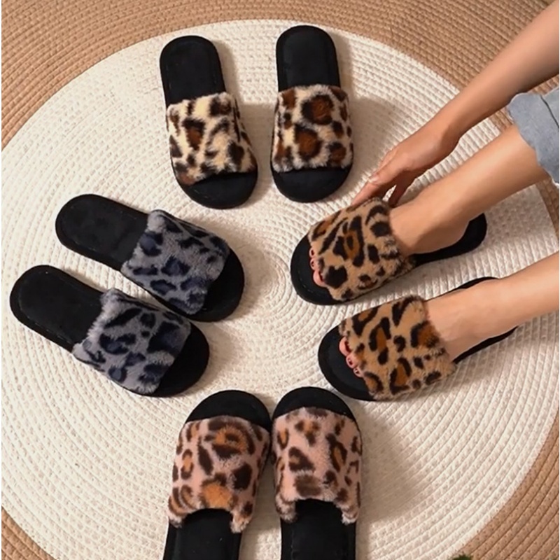 Women'S Shoes For Fall - 2025 inverno quente fofo peludo leopardo