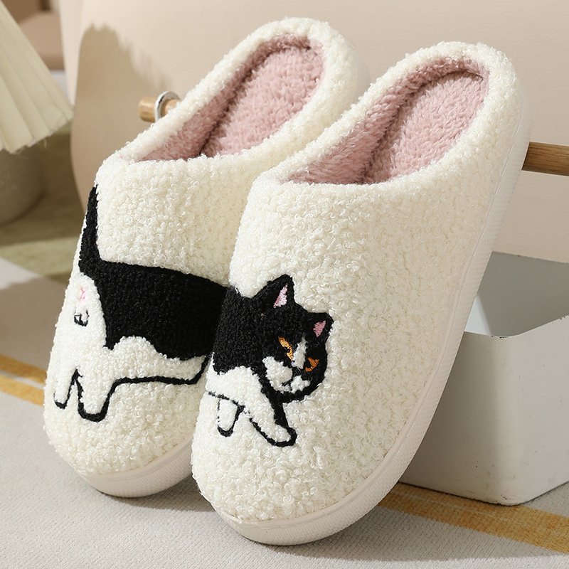 Women'S Shoes For Fall - Inverno de pelúcia bonito dachshund bordado