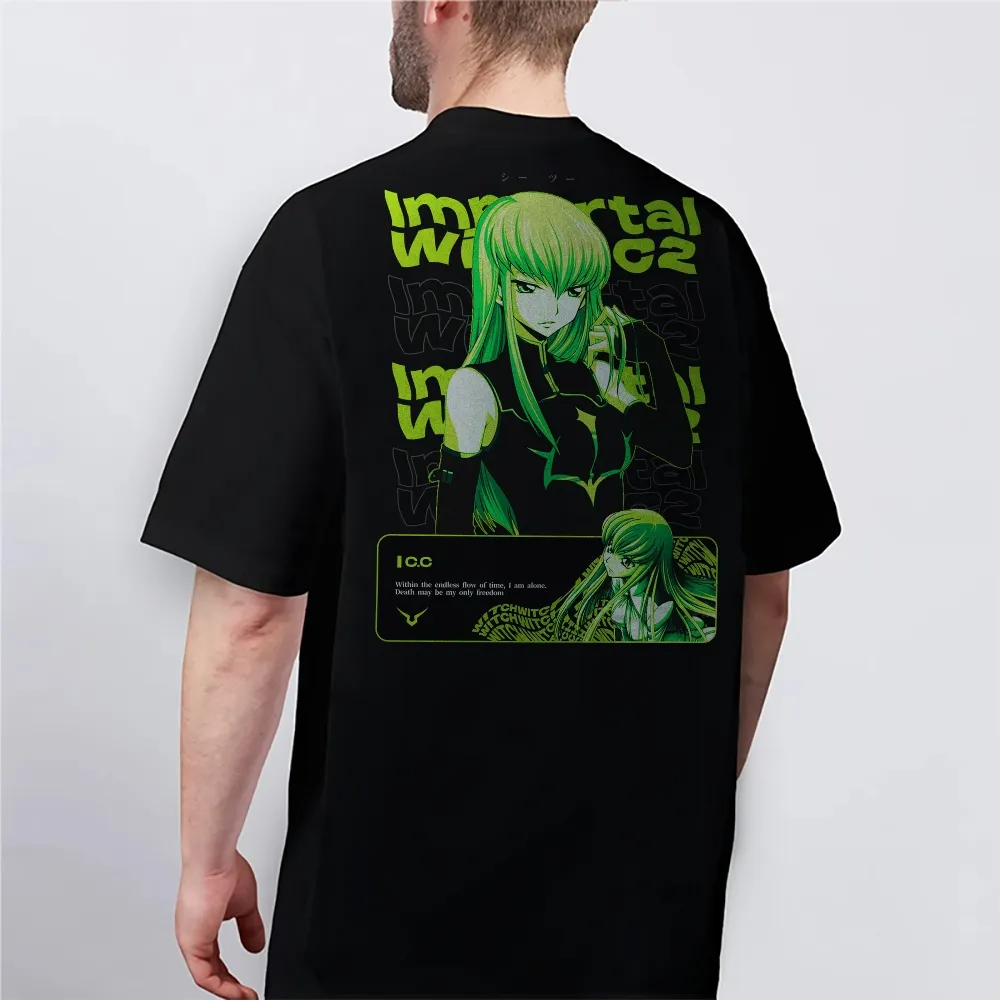 Nova camiseta Code Geass C.C.  - Women Shoes Quote avaliação e preço