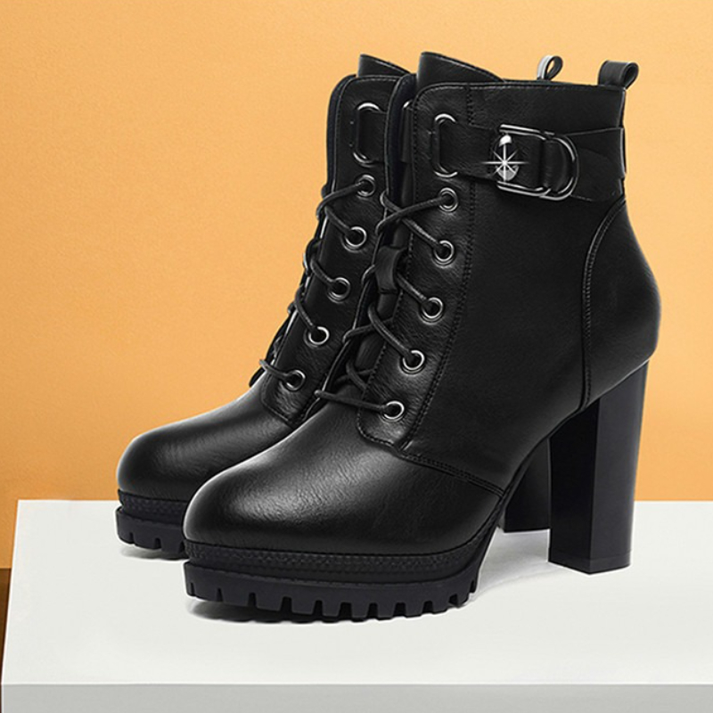 Elegante salto alto botas femi - Women'S Shoes Chelsea avaliação e preço