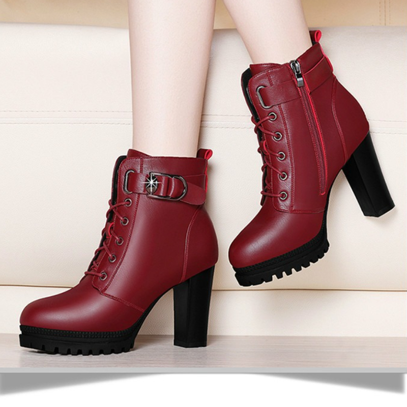 Elegante salto alto botas femi - Women'S Shoes Chelsea avaliação e preço