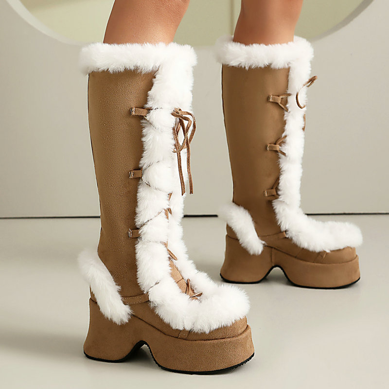 Botas de Plataforma Peludas Es - Women'S Shoes Chelsea avaliação e preço