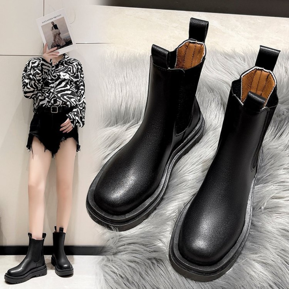 Botas Femininas com Sola Gross - Women'S Shoes Chelsea avaliação e preço