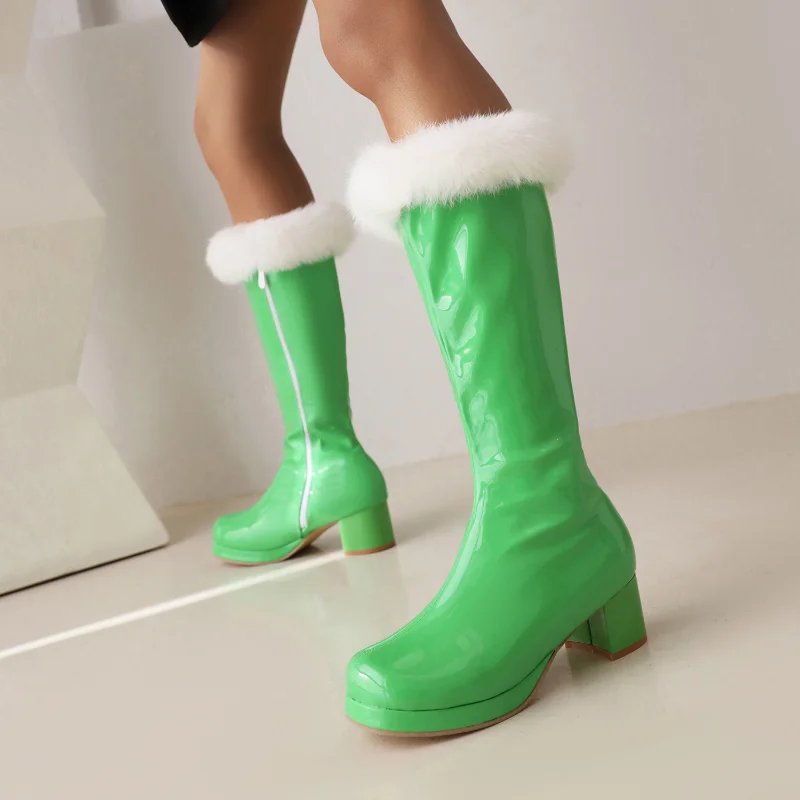 2025 estilo doce pele de coelh - Women Shoes Kinds avaliação e preço
