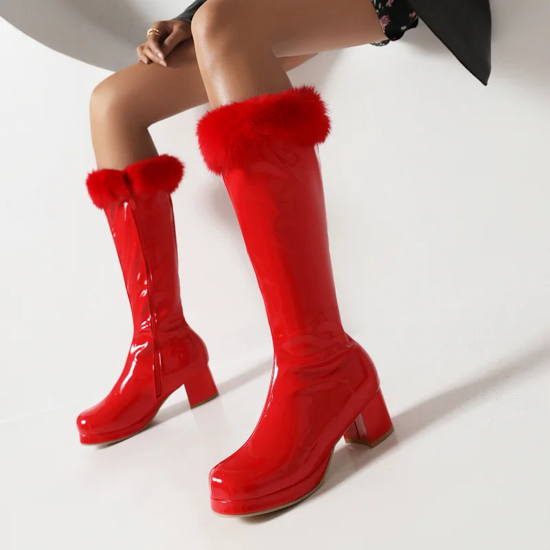 2025 estilo doce pele de coelh - Women Shoes Kinds avaliação e preço