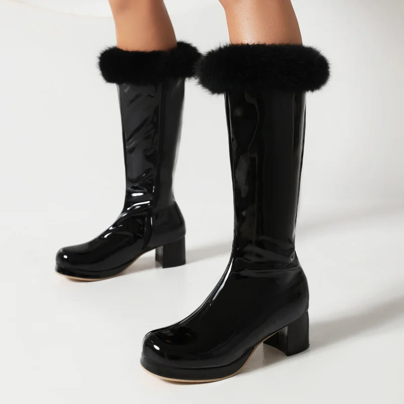 2025 estilo doce pele de coelh - Women Shoes Kinds avaliação e preço